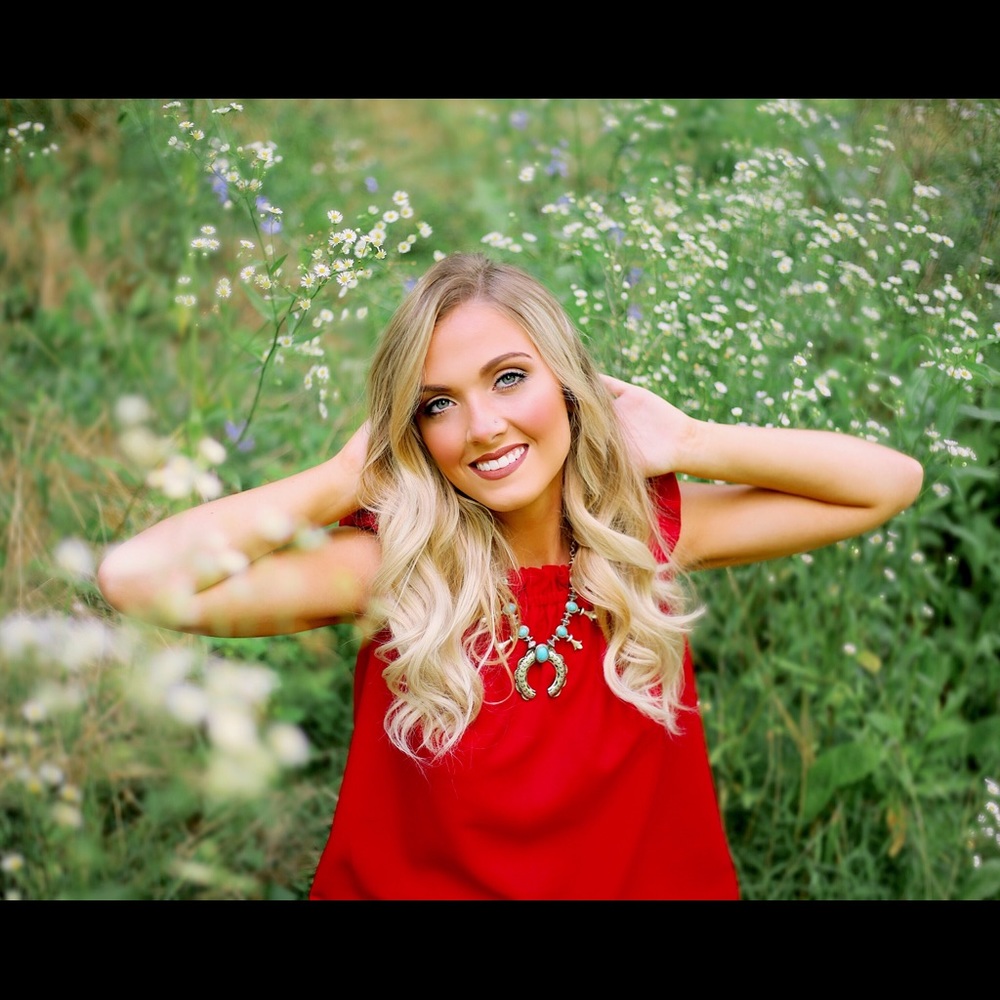 Red off the shoulder top